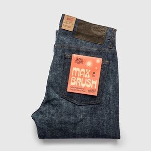 NAKED & FAMOUS "Max Brush" 13.75oz Selvedge Denim - Weird Guy Size 32